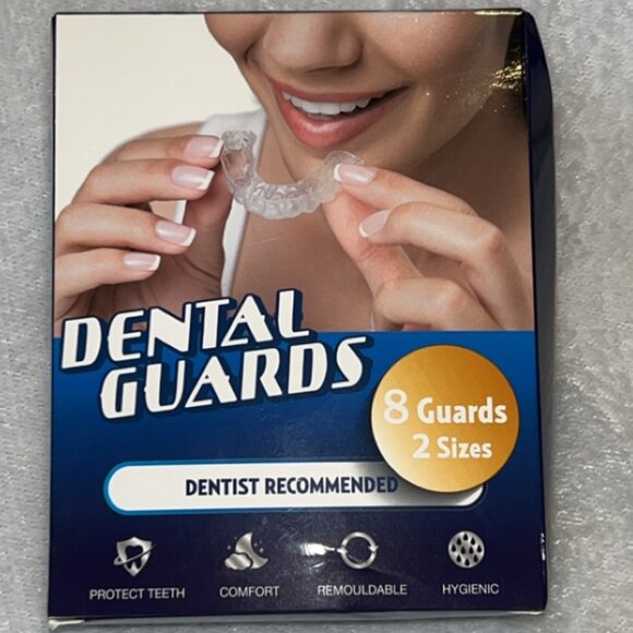 Brand New Dentist Recommended Dental Guards 8 Guards 2 Sizes NIB - Picture 1 of 5